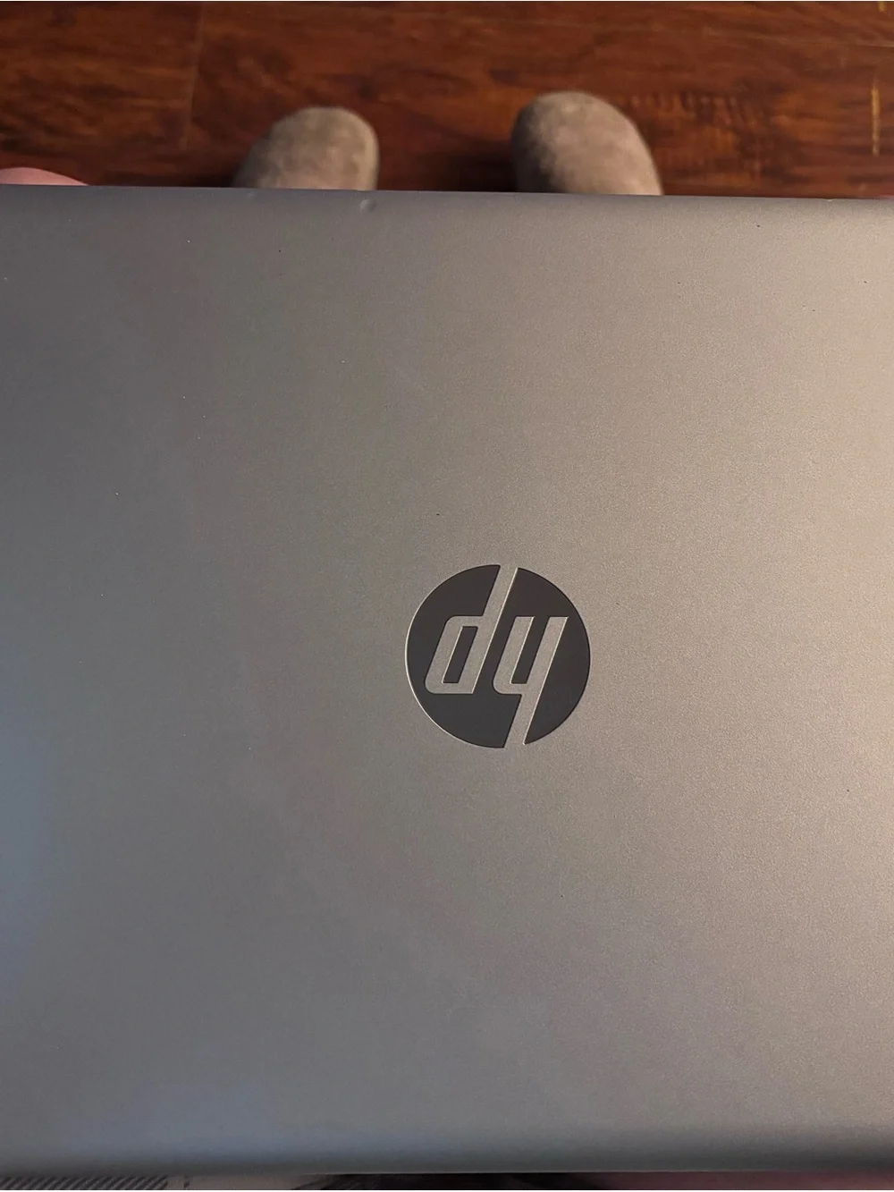 HP Silver/Gray Laptop Top-Cover with HP Logo